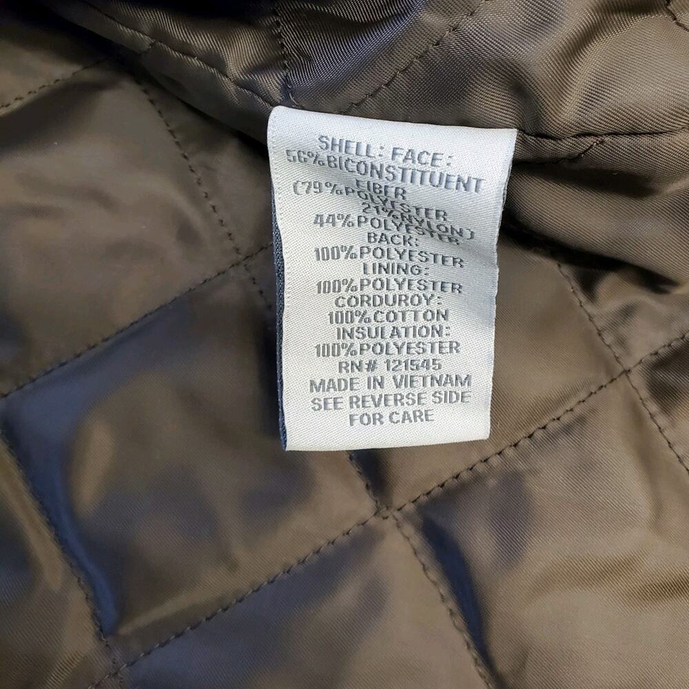London Fog Jacket Mens XL Brown Barn Chore Coat Corduroy Collar - Picture 14 of 16